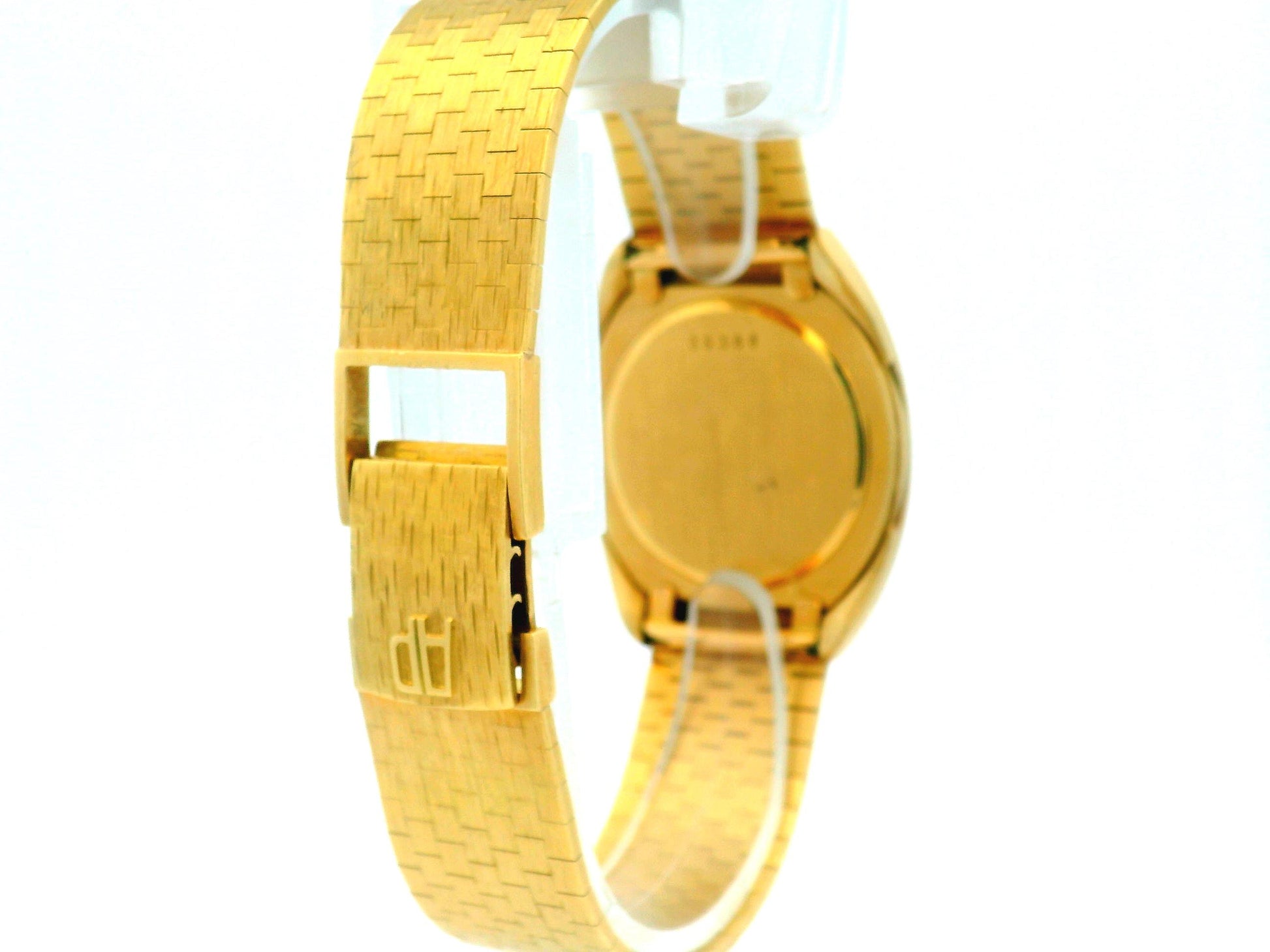 AP Ellipse 18k Brick Bracelet Vertical Dash Markers W/Box(Pre-Owned)