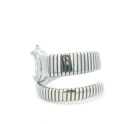 Bvlgari Serpenti SP35S Stainless Steel Diamond Bezel Box & Papers