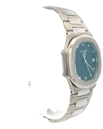 Patek Philippe nautilus ref 3900/1G Blue Diamond Dial w/ Archive