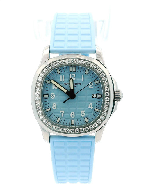 Patek Philippe Aquanaut 5067A Diamond Bezel Ladies Quartz Watch