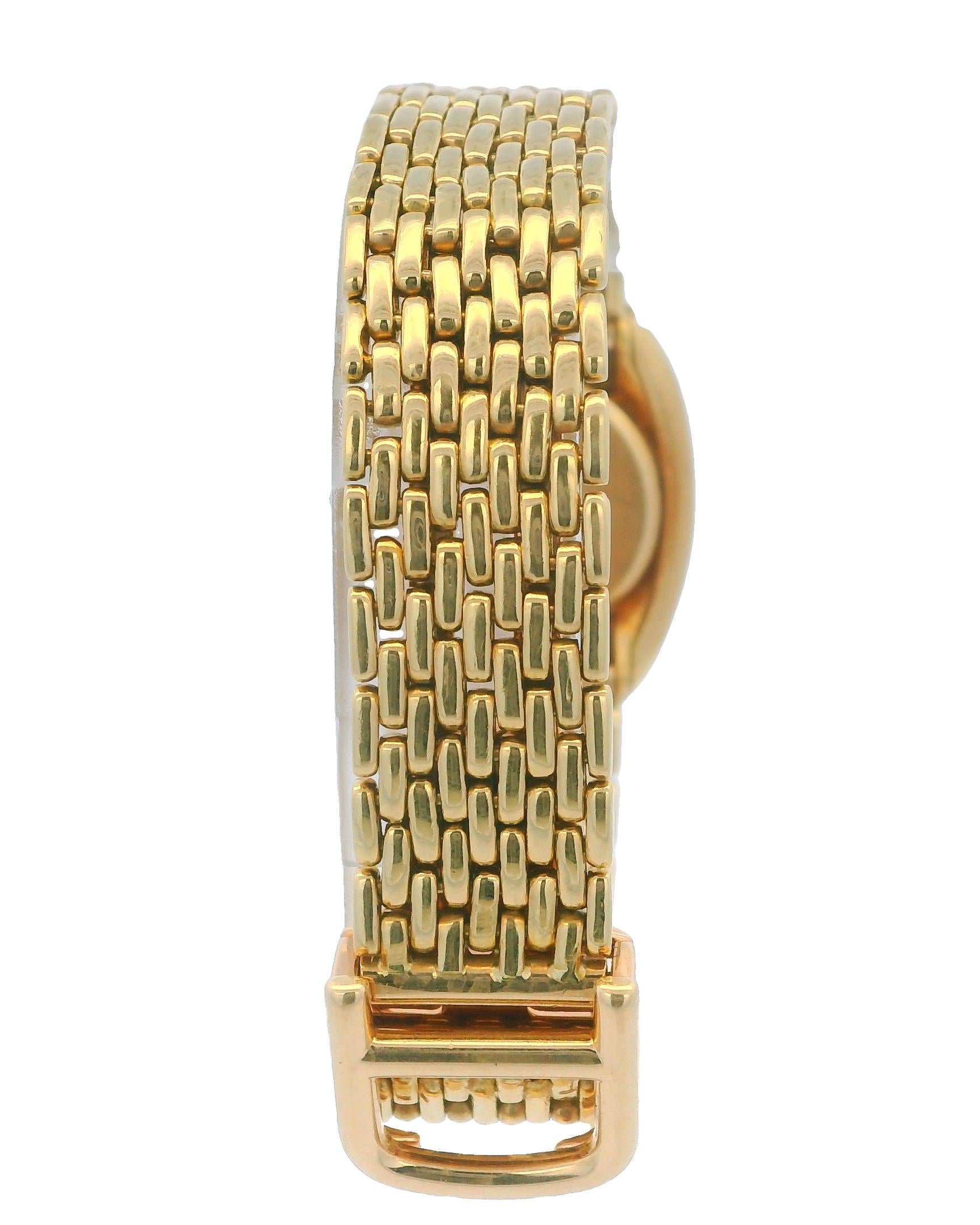 Cartier Baignoire Paris 18K Yellow Gold & Factory Diamond Gran De Ris Bracelet