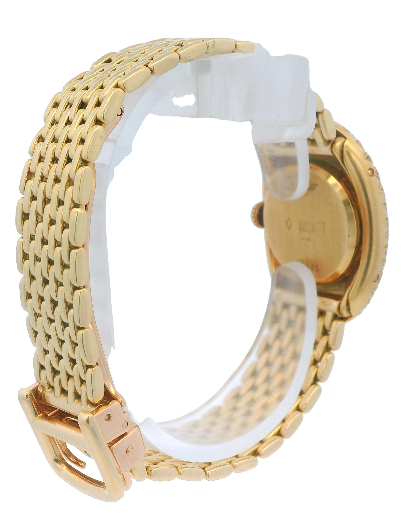 Cartier Baignoire Paris 18K Yellow Gold & Factory Diamond Gran De Ris Bracelet