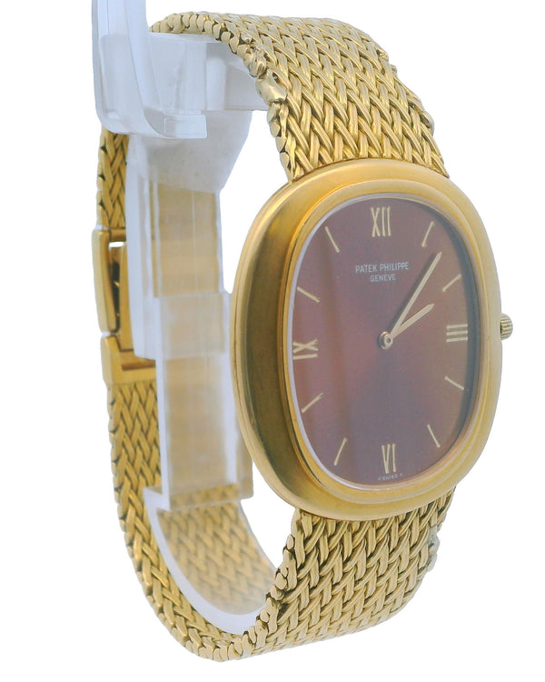 Patek Philippe Ellipse 3589/1 18K Yellow Gold Bronze Dial Watch