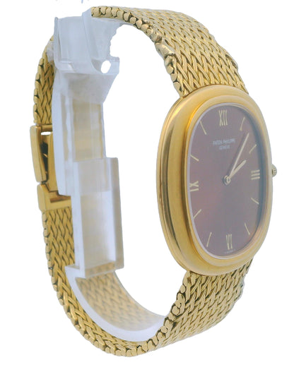 Patek Philippe Ellipse 3589/1 18K Yellow Gold Bronze Dial Watch