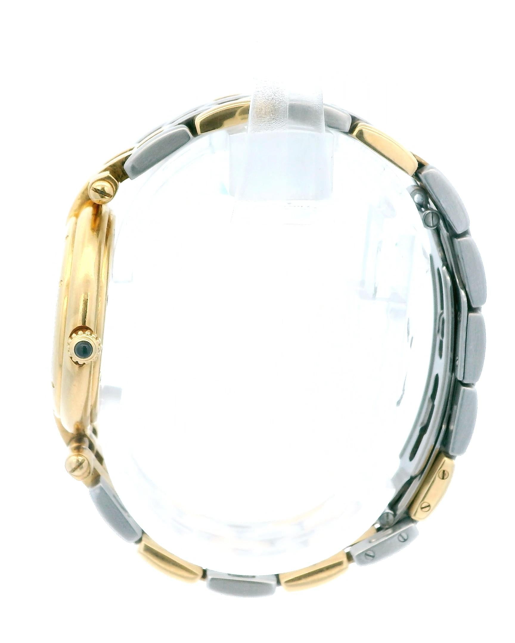 Cartier Vendome Large 8839647 18K Yellow Gold  & Two-Tone Bracelet Watch