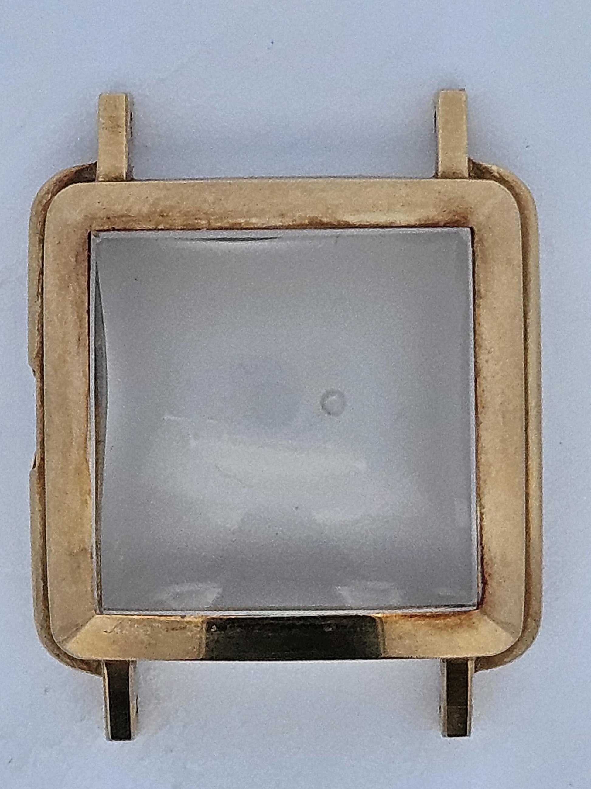 Vintage Rolex 4643 Square Bubble-back 18k Yellow Gold Original Dial