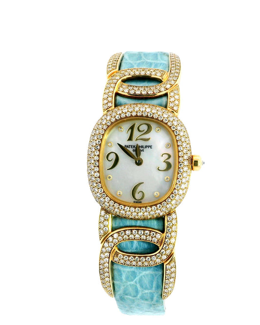 Patek Philippe Ellipse 4832 Articulated Pave MOP Dial Ladies Watch