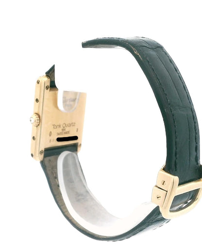 Cartier Tank Paris Diamond 18K Yellow Gold Ladies Watch