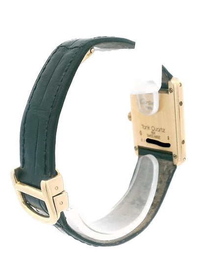 Cartier Tank Paris Diamond 18K Yellow Gold Ladies Watch