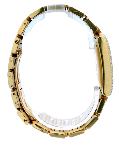 Cartier Tank Francaise WE1010R8 18K Yellow Gold & Diamond Service Papers