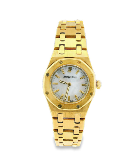 Audemars Piguet Royal Oak Mini 18K Yellow Gold MOP Dial Ladies Watch