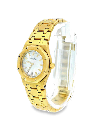 Audemars Piguet Royal Oak Mini 18K Yellow Gold MOP Dial Ladies Watch