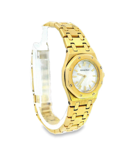 Audemars Piguet Royal Oak Mini 18K Yellow Gold MOP Dial Ladies Watch