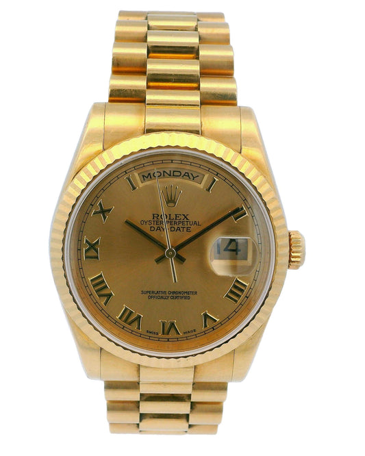 Rolex Day-Date President 118238 Champagne Dial Watch