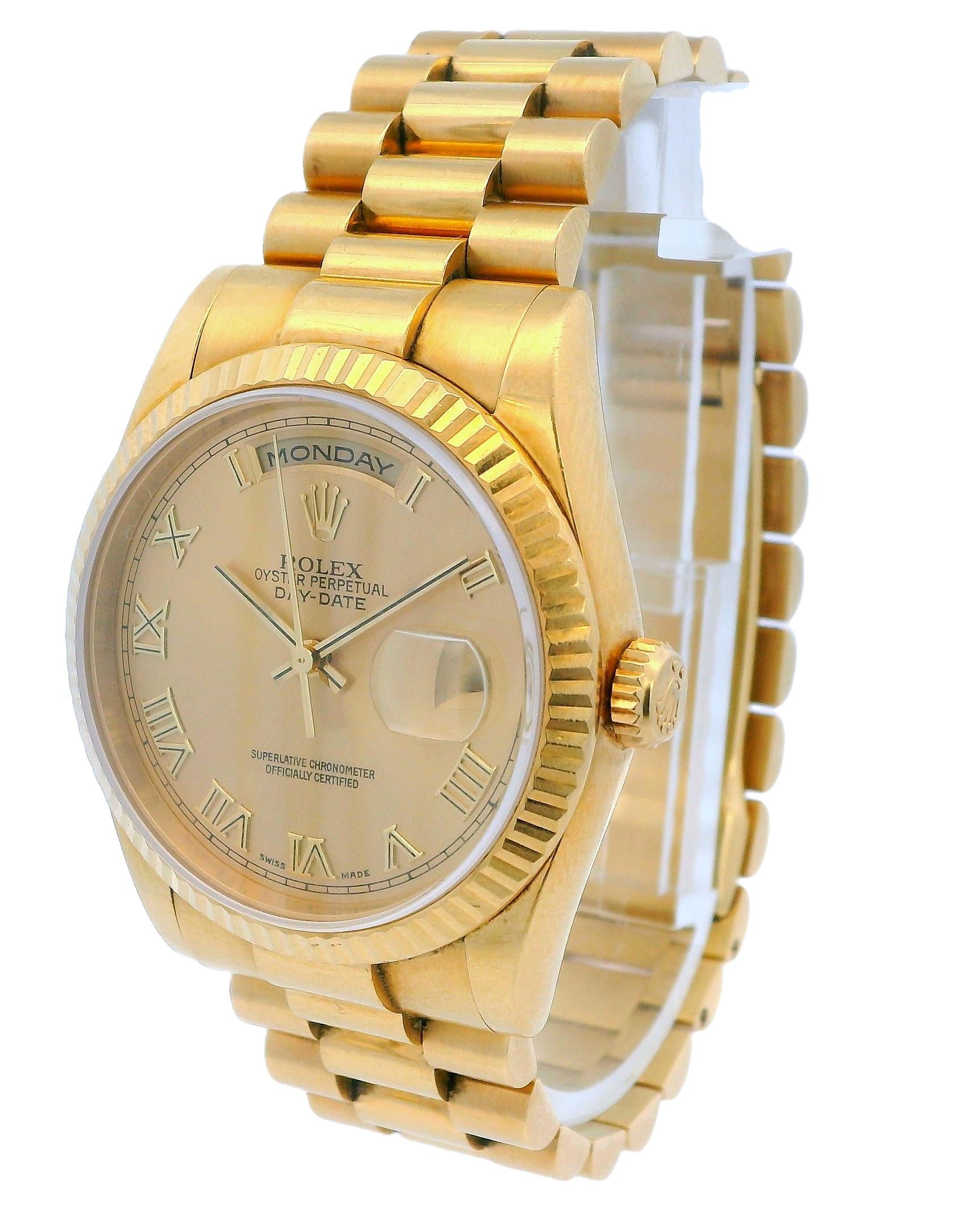 Rolex Day-Date President 118238 Champagne Dial Watch