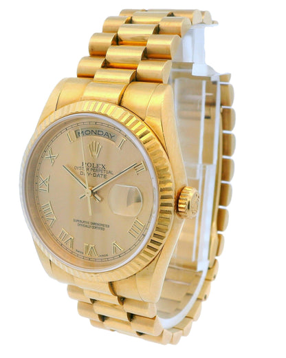 Rolex Day-Date President 118238 Champagne Dial Watch