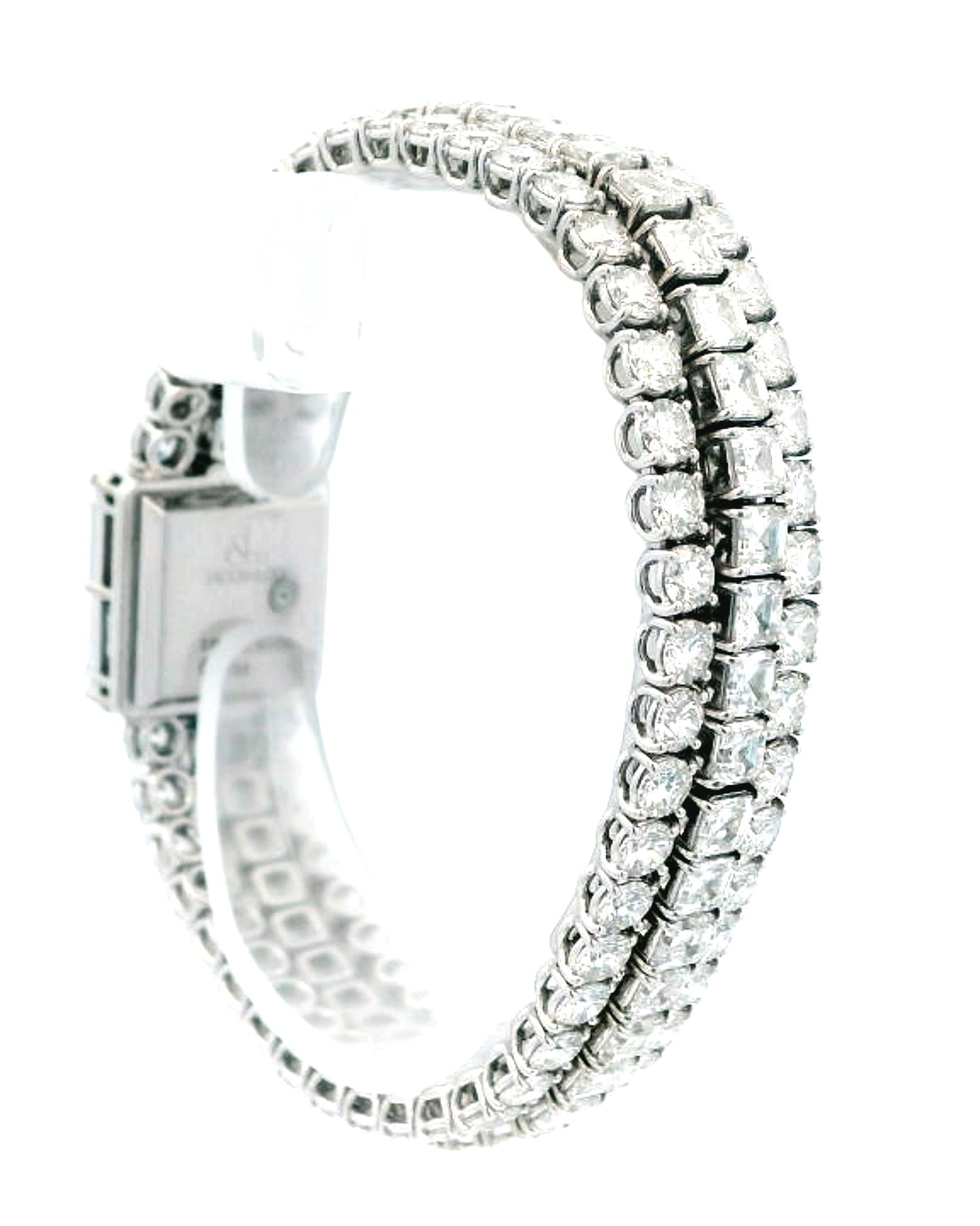 Jacob & Co. Ladies Triple Diamond Pave Dial Ladies Watch