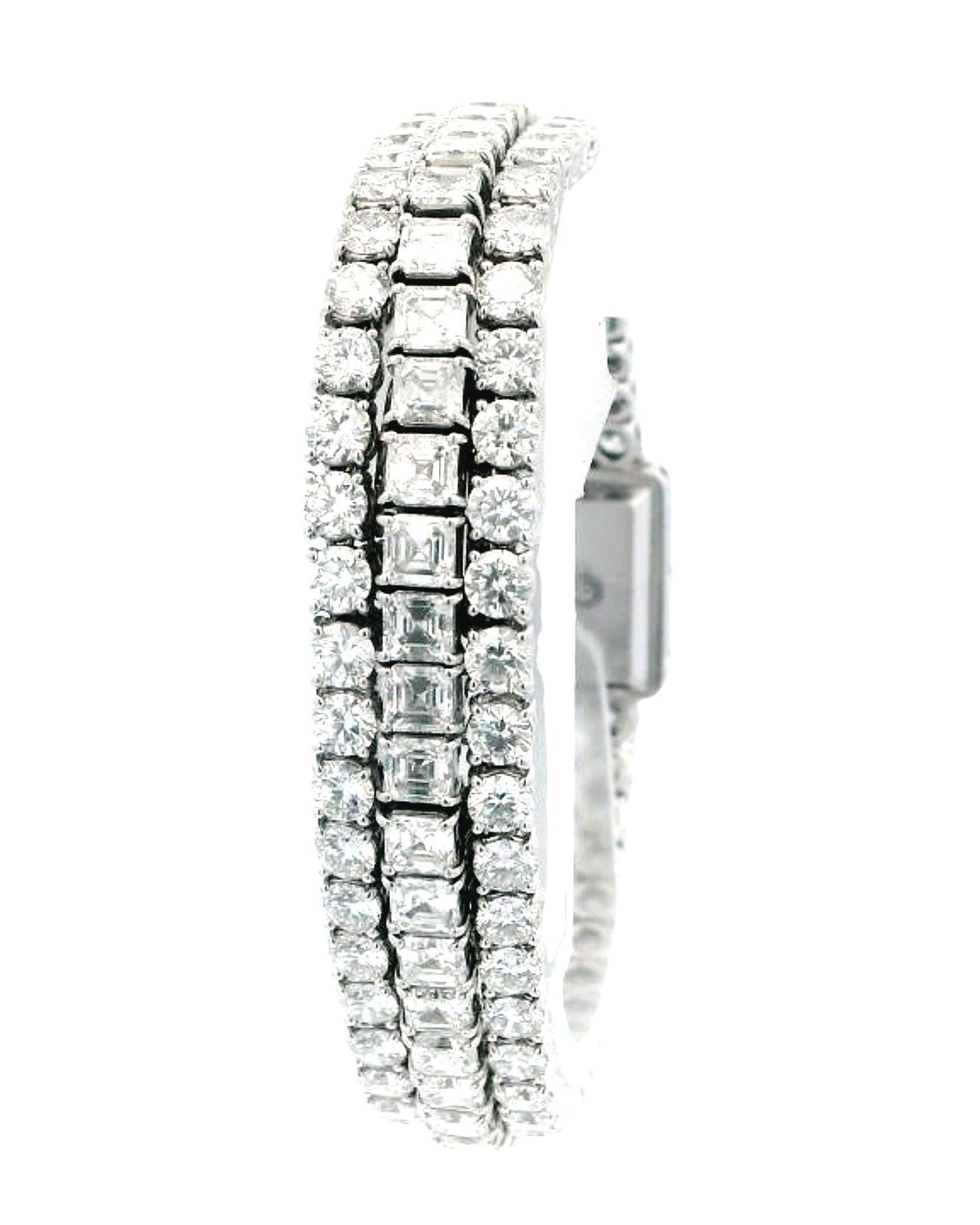 Jacob & Co. Ladies Triple Diamond Pave Dial Ladies Watch