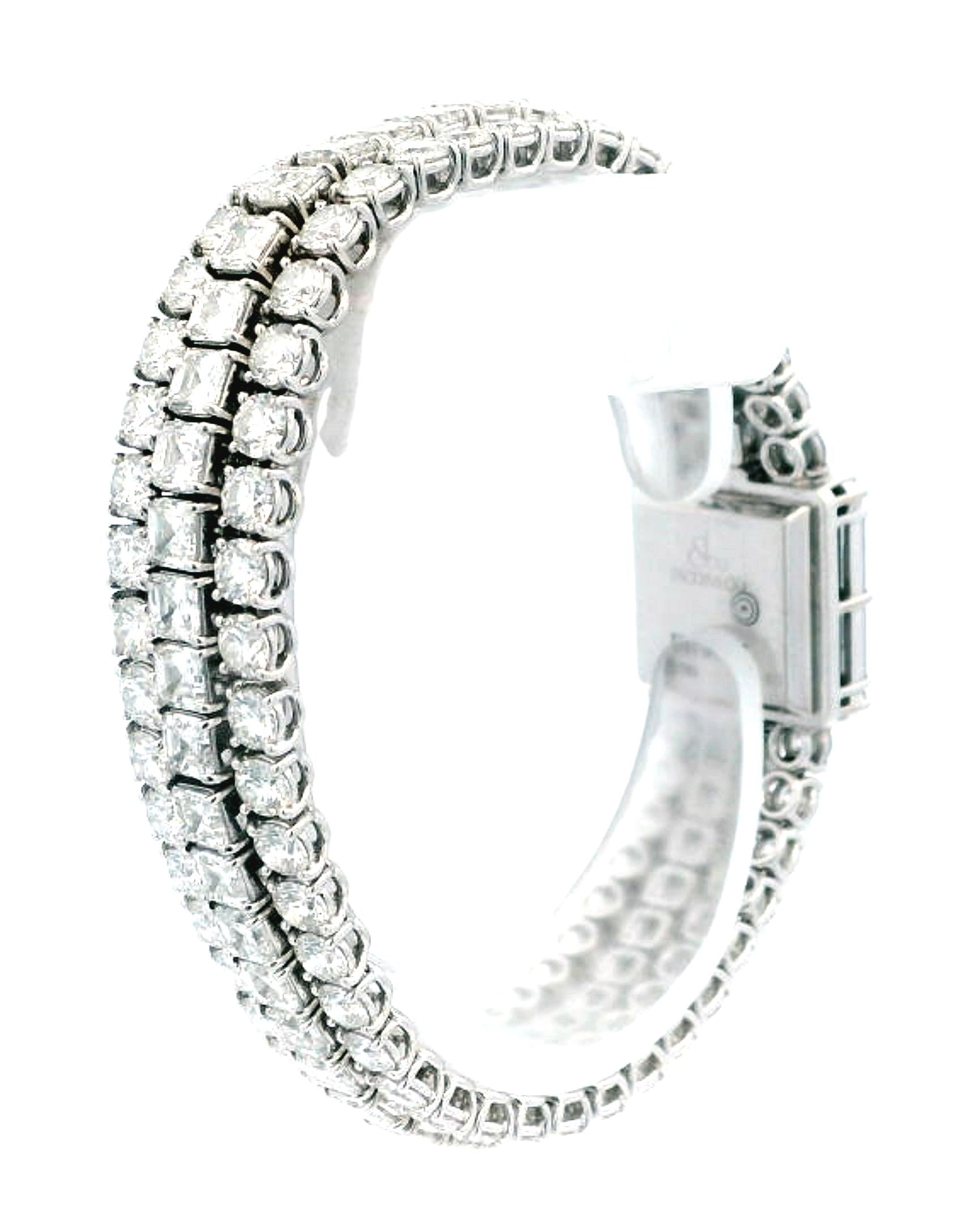 Jacob & Co. Ladies Triple Diamond Pave Dial Ladies Watch