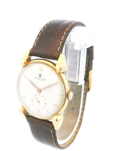 Rolex 4431A Chronometer 18K Yellow Gold Fancy Lug dial restored