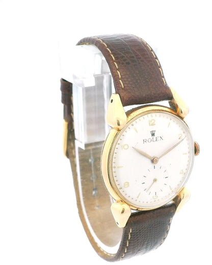 Rolex 4431A Chronometer 18K Yellow Gold Fancy Lug dial restored