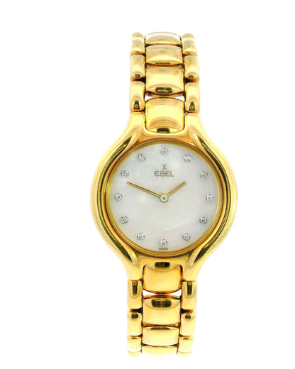 Ebel Beluga 866960 18k MOP Diamond Dial Small
