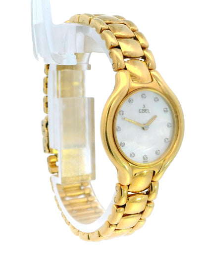 Ebel Beluga 866960 18k MOP Diamond Dial Small