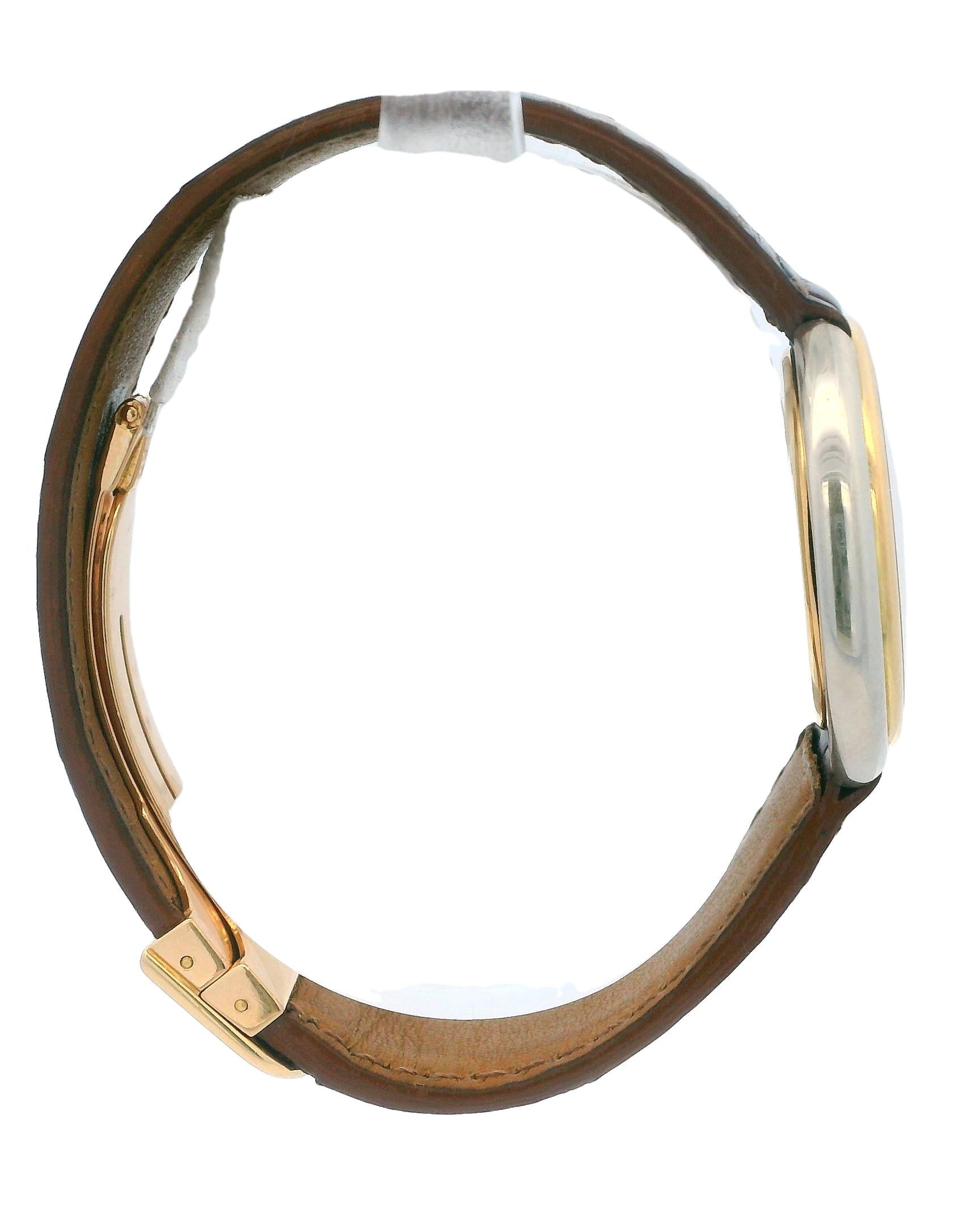 Cartier Vendome Rondo 18k White & Yellow Gold Paris Dial Watch