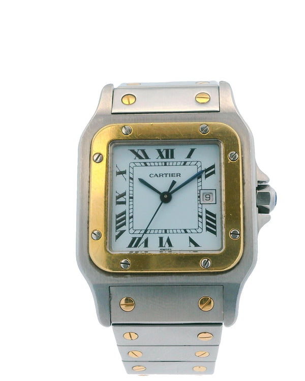 Cartier Santos De Cartier 18K Yellow Gold & Stainless Steel Watch