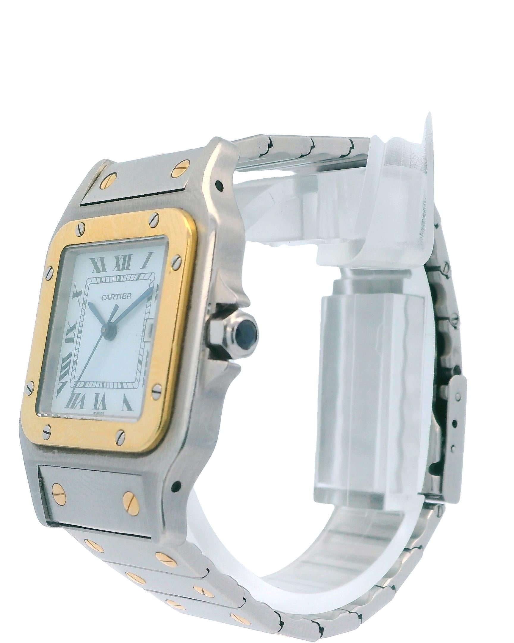 Cartier Santos De Cartier 18K Yellow Gold & Stainless Steel Watch