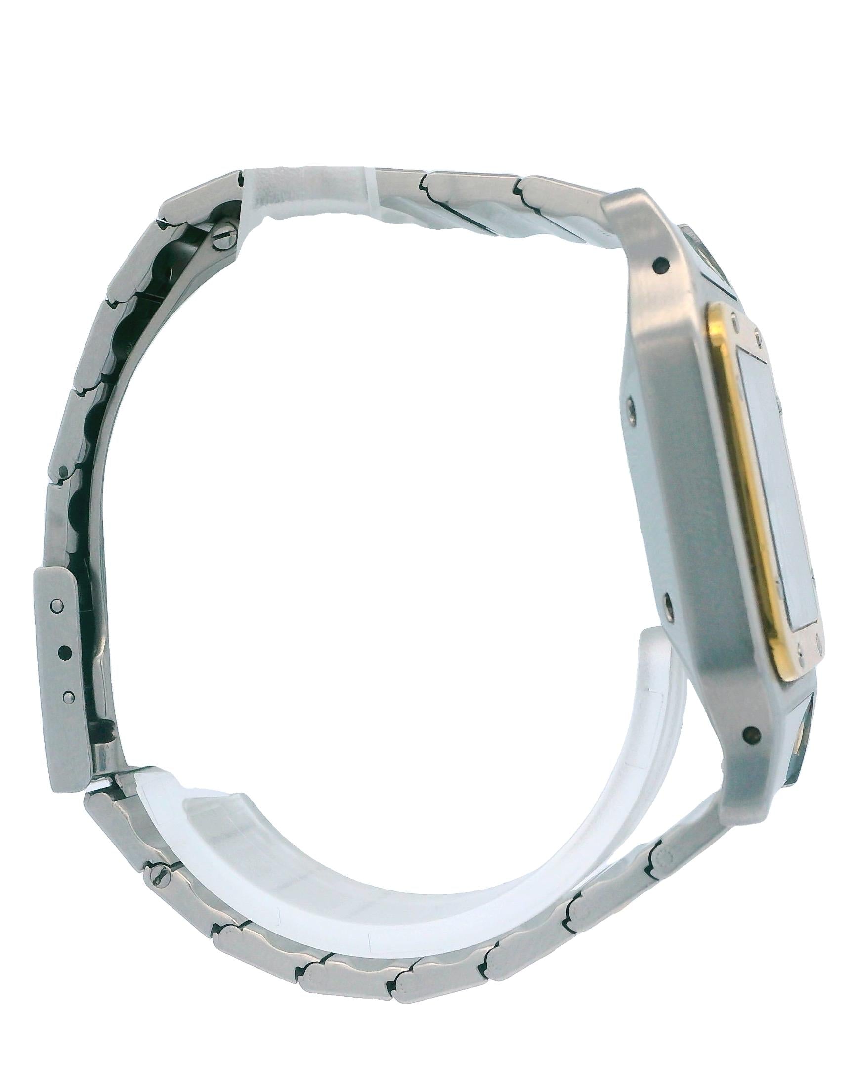 Cartier Santos De Cartier 18K Yellow Gold & Stainless Steel Watch