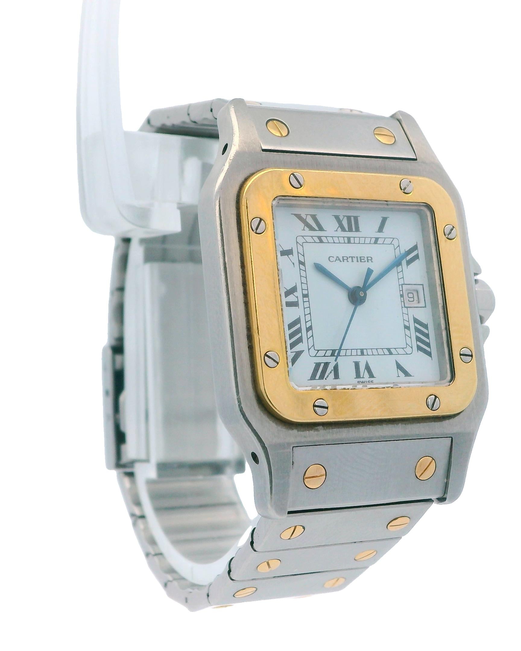 Cartier Santos De Cartier 18K Yellow Gold & Stainless Steel Watch