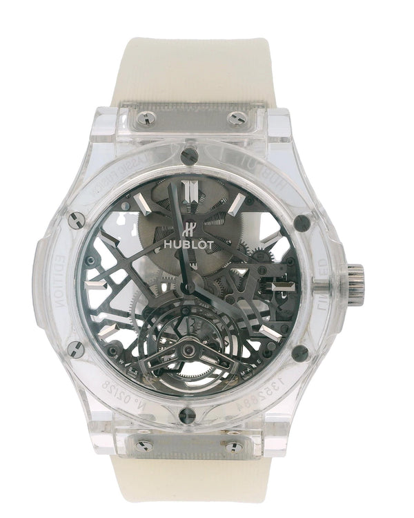 Hublot Classic Fusion Tourbillon 505.JX.0120.RT.Y0518 Sapphire Case W/Box