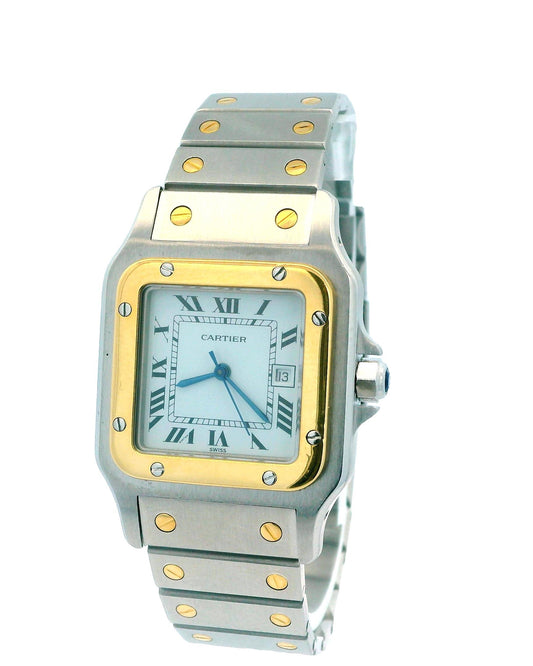 Cartier Santos De Cartier 18K Yellow Gold & Stainless Steel Watch