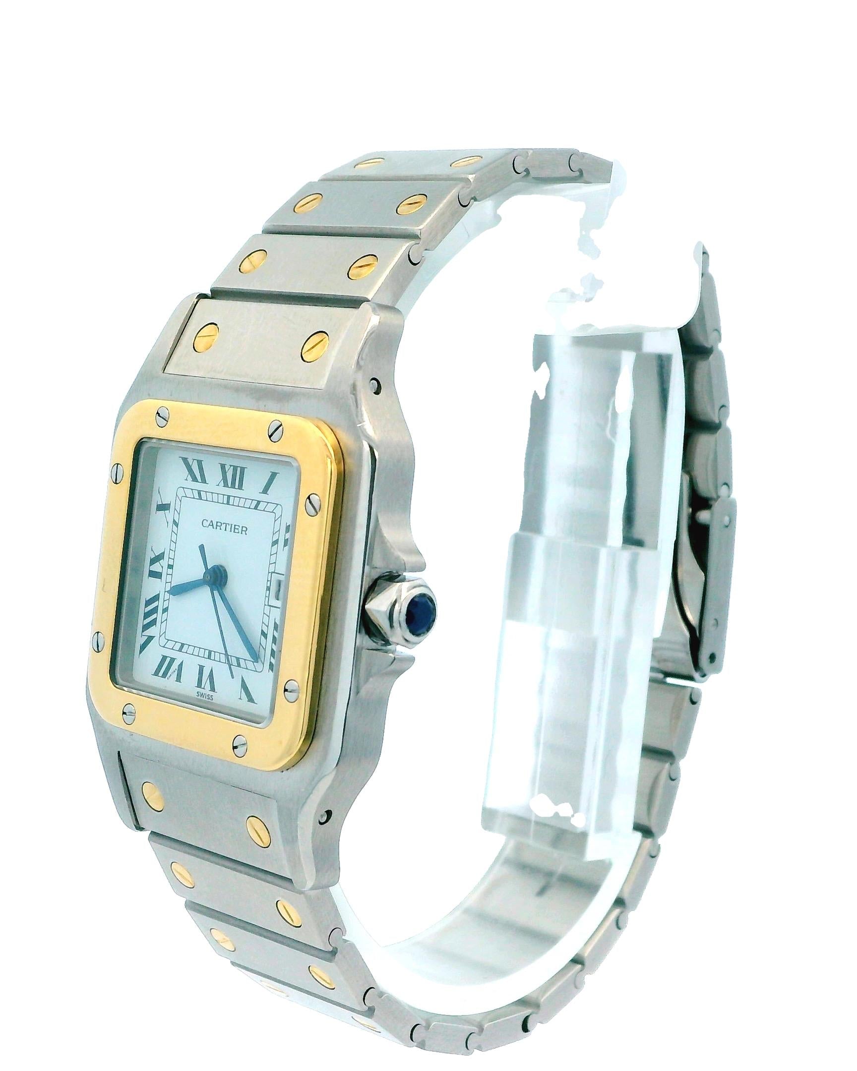 Cartier Santos De Cartier 18K Yellow Gold & Stainless Steel Watch