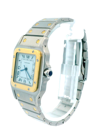 Cartier Santos De Cartier 18K Yellow Gold & Stainless Steel Watch