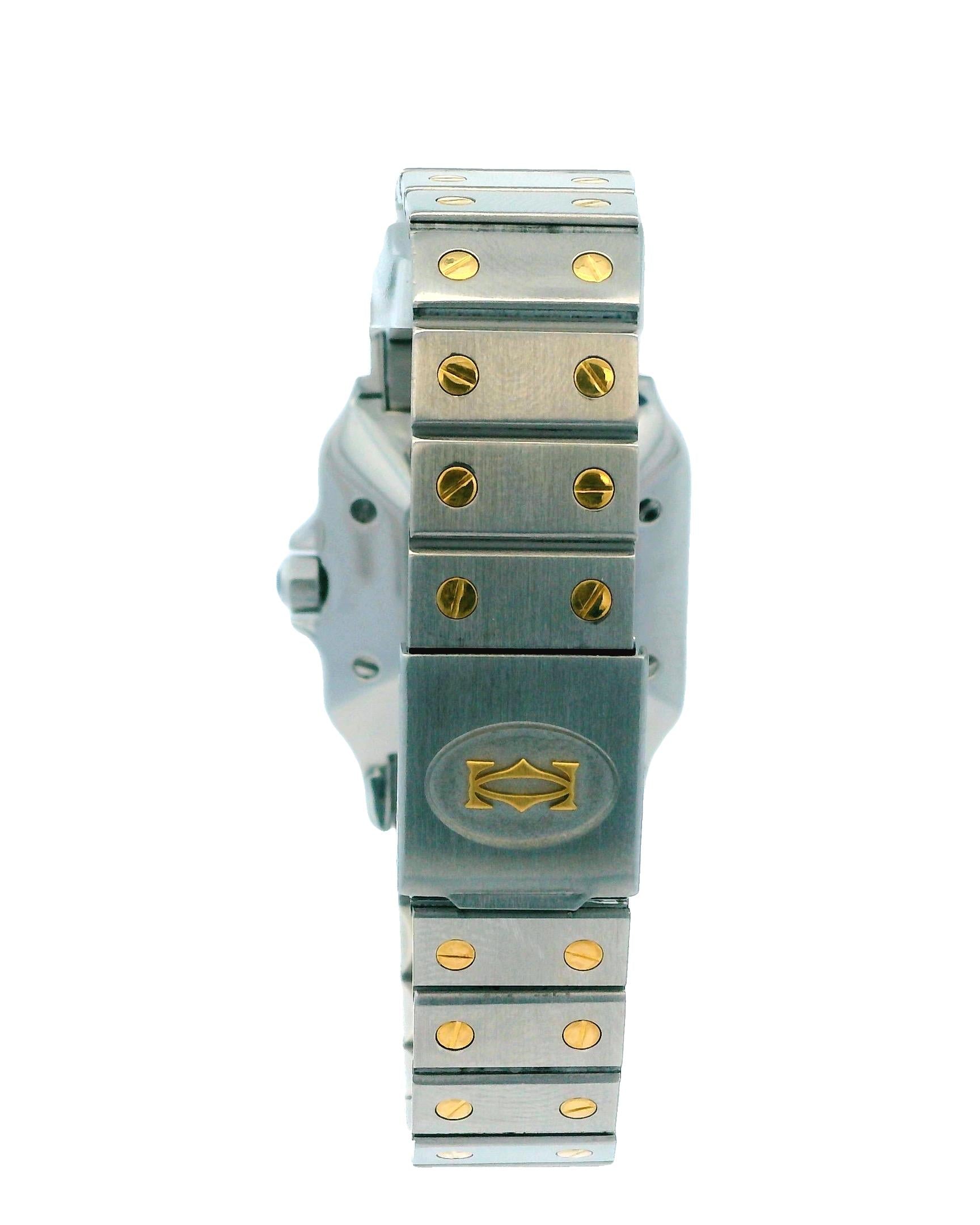 Cartier Santos De Cartier 18K Yellow Gold & Stainless Steel Watch