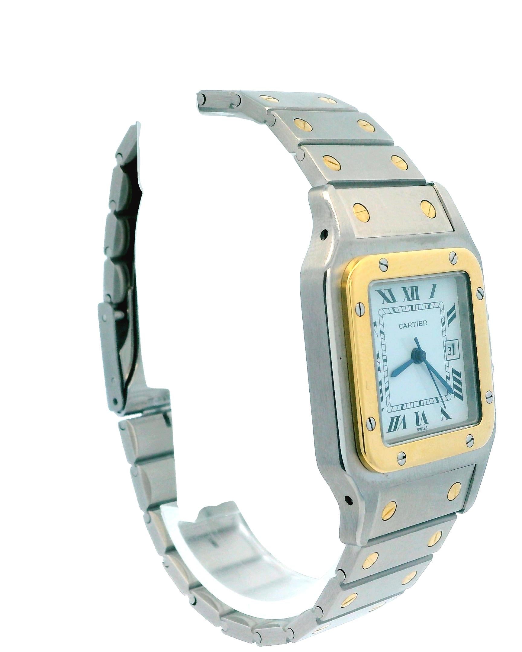 Cartier Santos De Cartier 18K Yellow Gold & Stainless Steel Watch