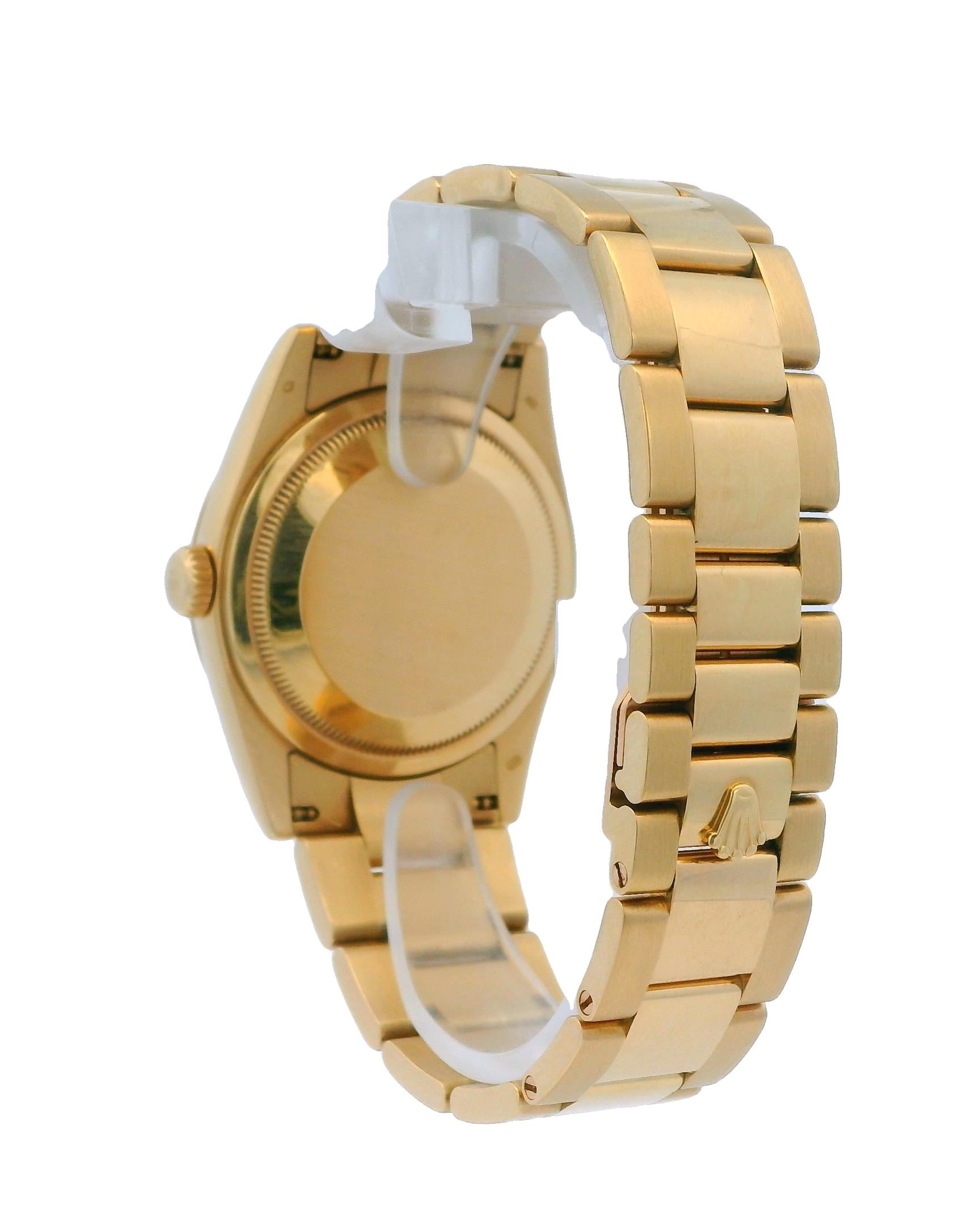 Rolex Day-Date 118208 18K Yellow Gold Linen Dial Full-Set
