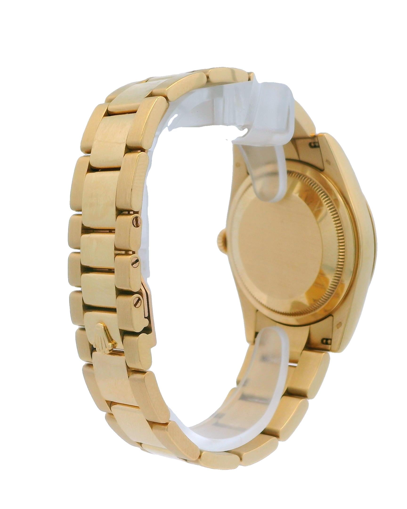 Rolex Day-Date 118208 18K Yellow Gold Linen Dial Full-Set
