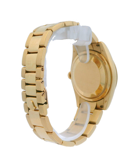 Rolex Day-Date 118208 18K Yellow Gold Linen Dial Full-Set