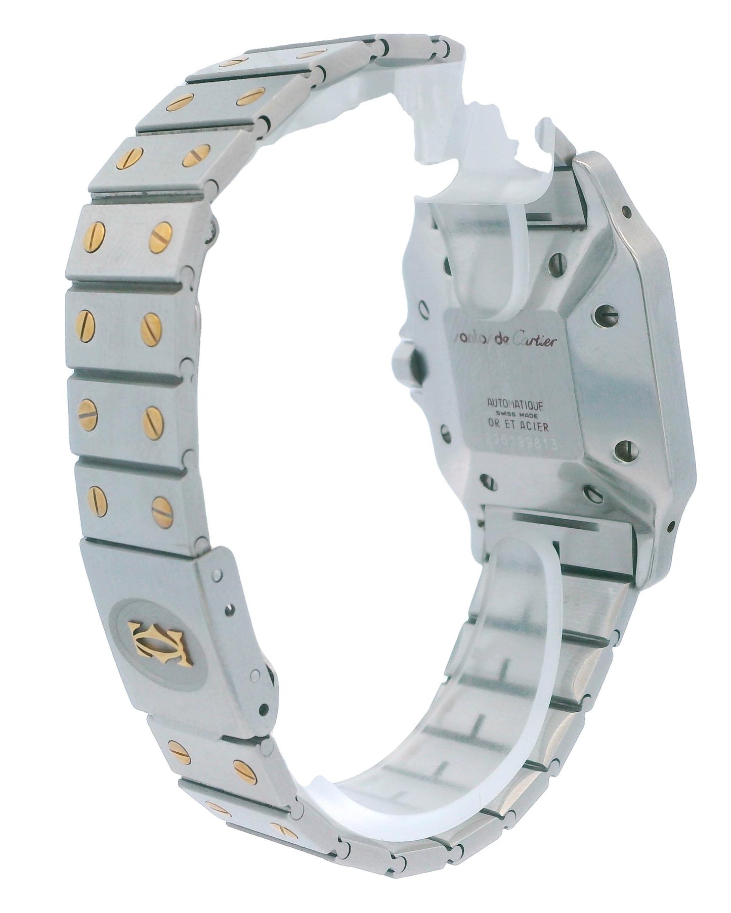 Cartier Santos Carrée Two-Tone Watch Box & Papers