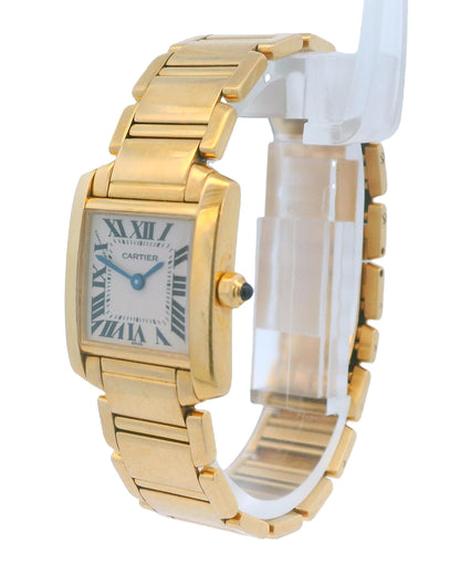 Cartier Tank Francaise W50002N2 Yellow Gold Ladies Watch