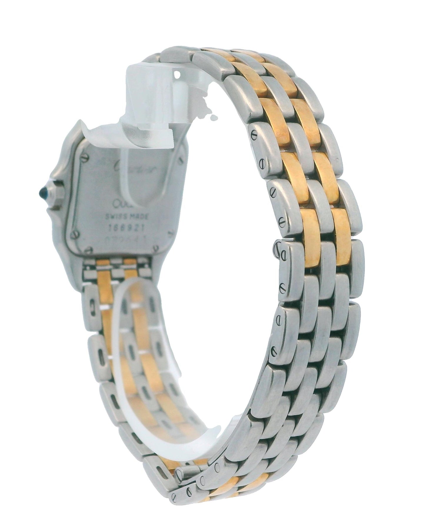 Cartier Panthere Small Two Row 18K Gold & Stainless Steel Watch
