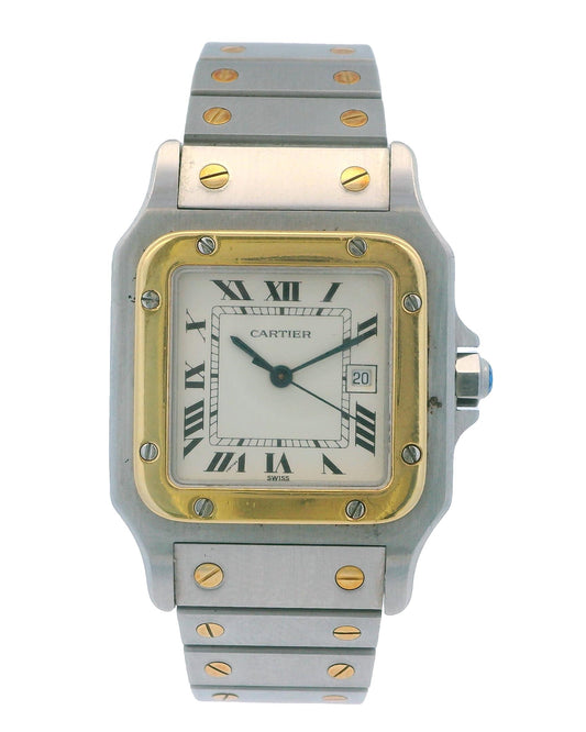 Cartier Santos Carrée Two-Tone Watch