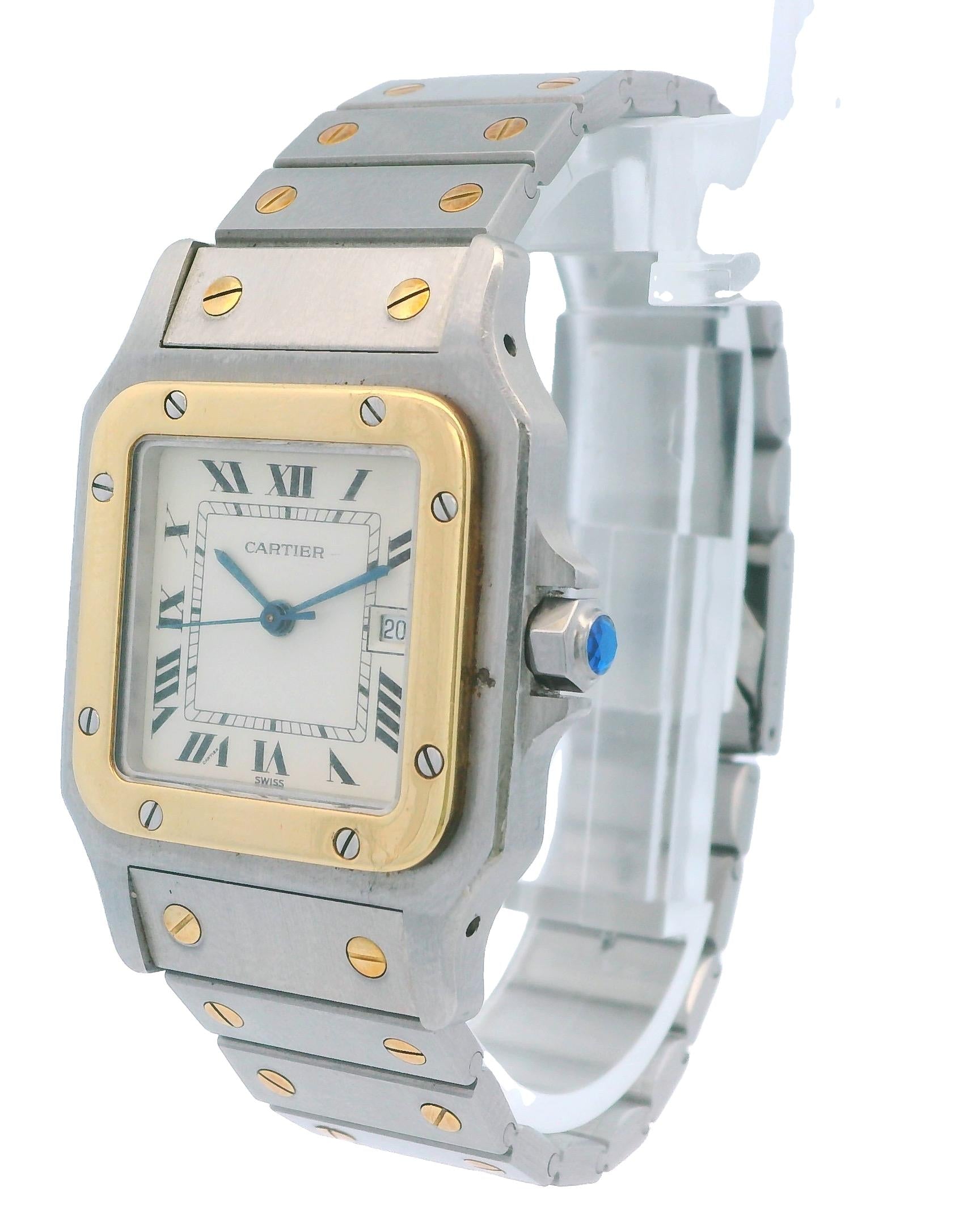 Cartier Santos Carrée Two-Tone Watch