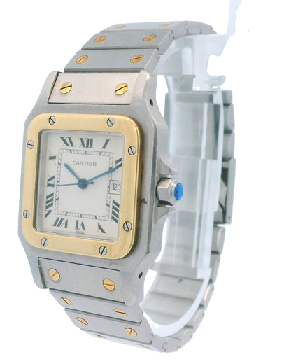 Cartier Santos Carrée Two-Tone Watch