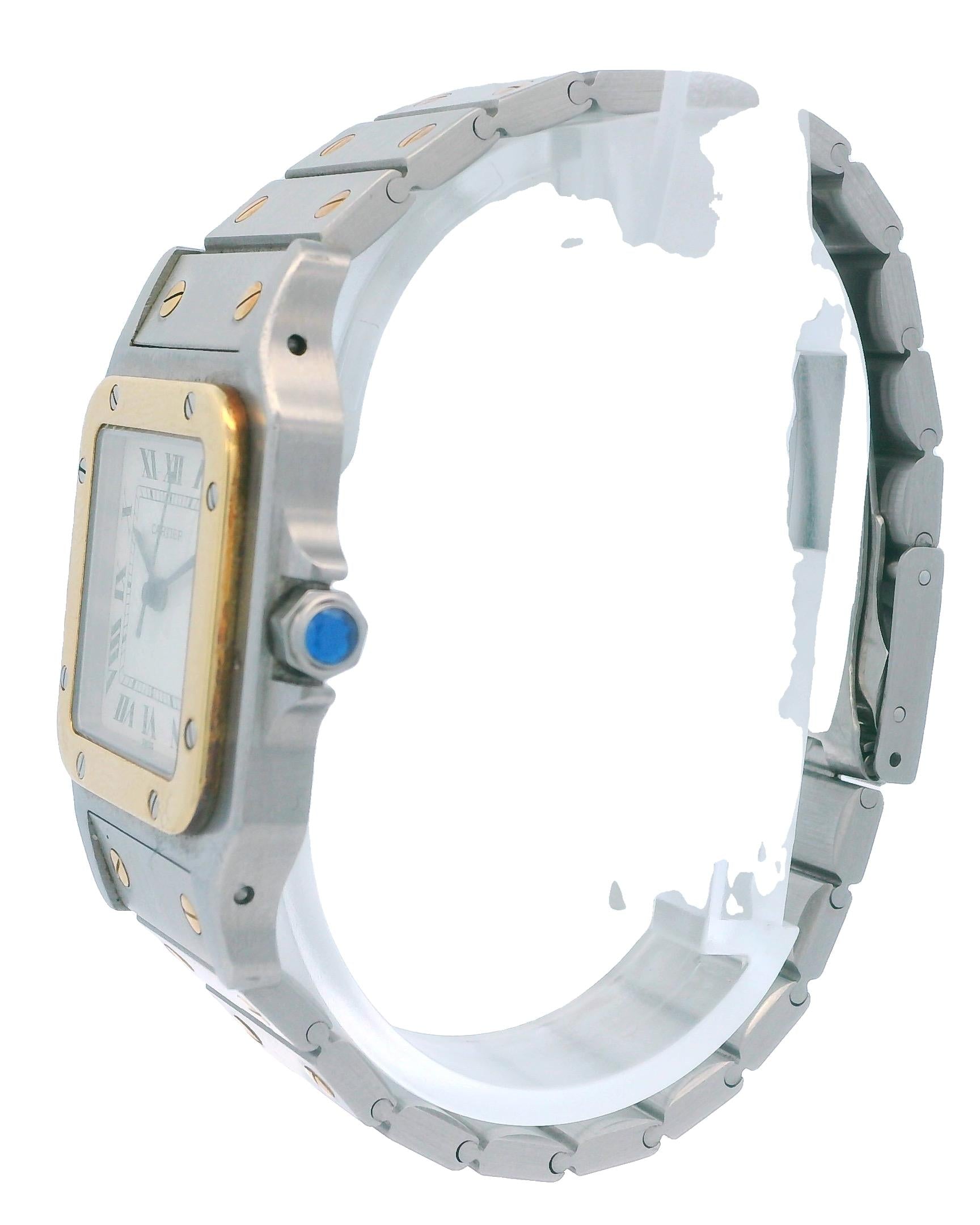 Cartier Santos Carrée Two-Tone Watch