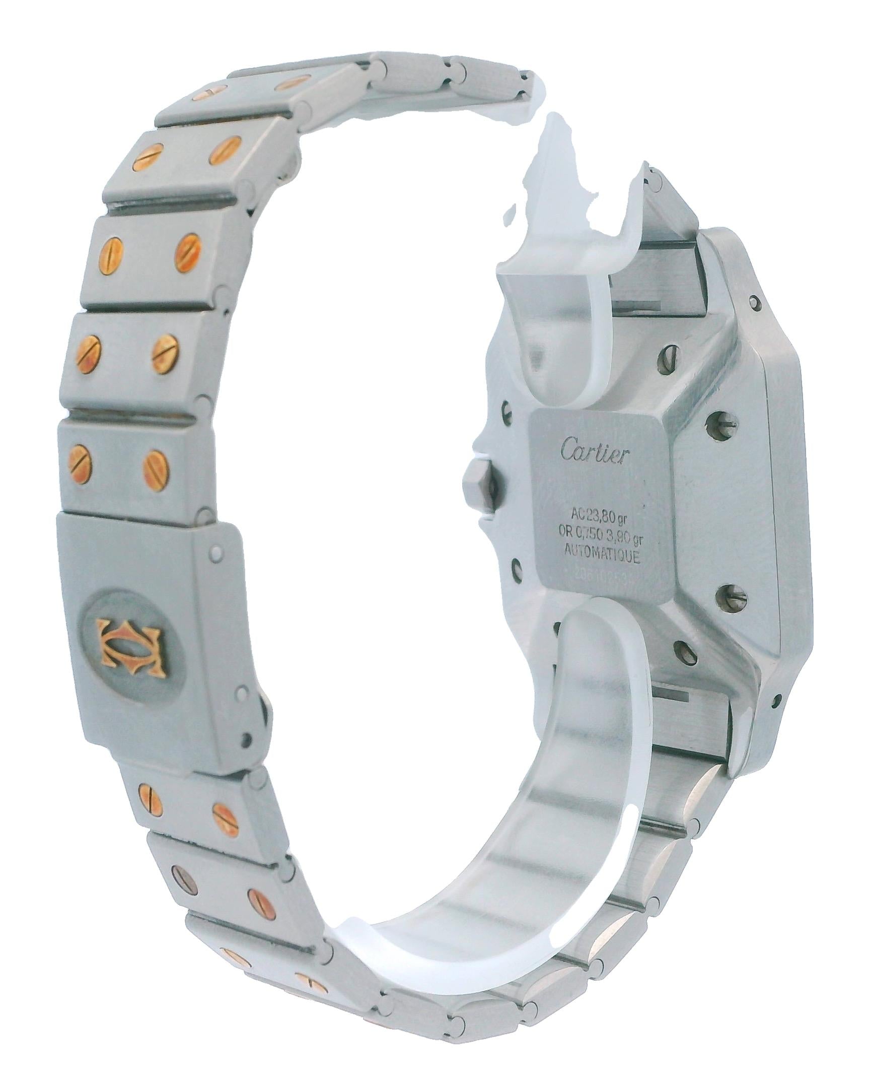 Cartier Santos Carrée Two-Tone Watch