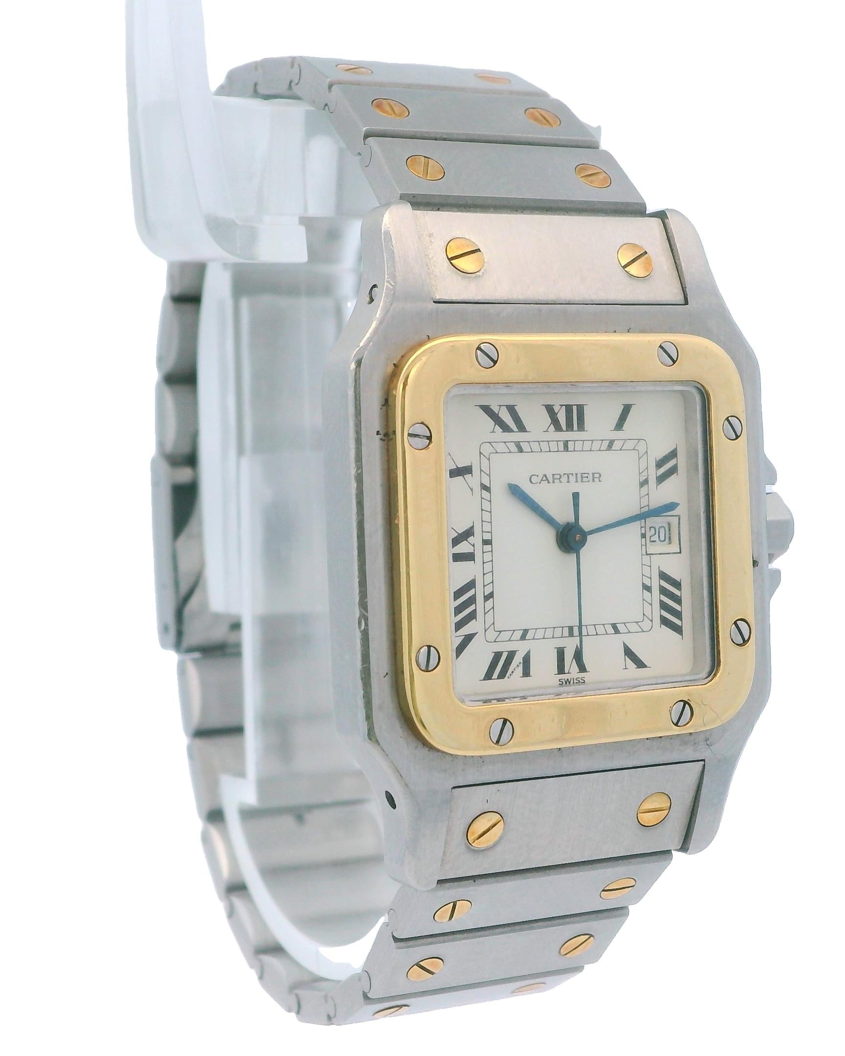 Cartier Santos Carrée Two-Tone Watch